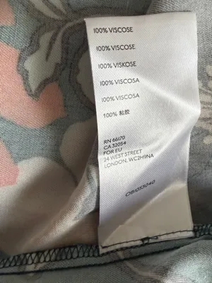 Maeve Anthropologie Juno Dress Tropical Floral Small Bold Flowy Relaxed V-Neck thumbnail 14