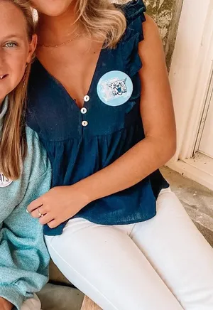 SheIn Navy blue Tank thumbnail 2
