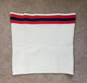 Striped Ribbed Tube Top thumbnail 1