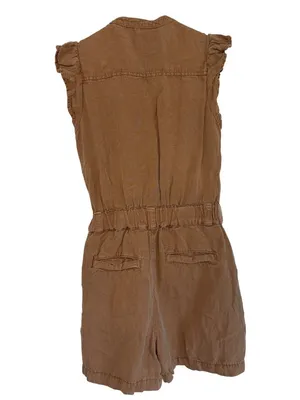 Joe's Jeans Emilia Romper in Small Tan Brown Womens Shortalls Outfit thumbnail 7