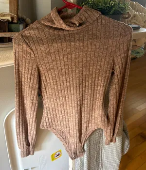 Sweater turtleneck bodysuit  thumbnail 1