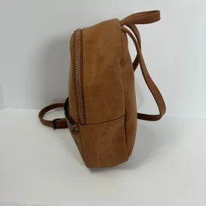 Cotton On‎ Harry Potter Hogwarts Crest Brown Faux Leather Mini Backpack Bag thumbnail 10