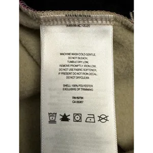 Columbia fleece vest cream and purple women's medium thumbnail 5