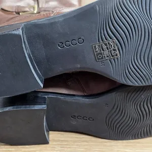 ECCO Hobart 25MM Riding Boots Women's 40 9-9.5 Brown Leather Knee High Buckle thumbnail 7
