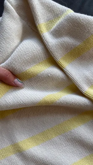 Gap Yellow Striped Sweater thumbnail 2