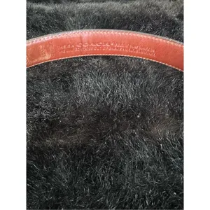 Vintage Coach Red Belt 32 Real Glove Tanned Cowhide Leather Solid Brass thumbnail 4
