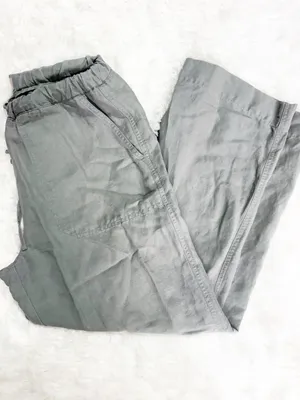 Marine Layer Soft Green Linen Tencel Drawstring Pants Size Medium thumbnail 9