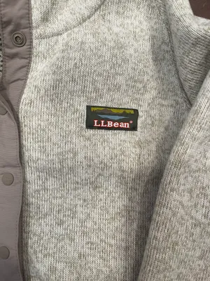 NWOT L.L. BEAN Block Colored fleece with hood size small thumbnail 5