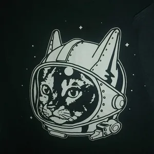 Anvil L Cosmic Kitty Star Traveler Tank Top thumbnail 3
