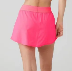 Alo Yoga Match Point Tennis Skirt Fluorescent Pink Coral thumbnail 7