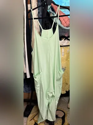 NWT Free People FP Movement Hot Shot Onesie - pistachio mint green - XL thumbnail 7