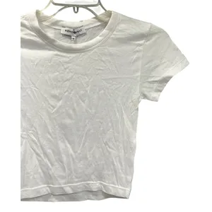 WeWoreWhat White Crew Neck T Shirt Short Sleeve XS NWOT Classic Minimalist Chic thumbnail 5
