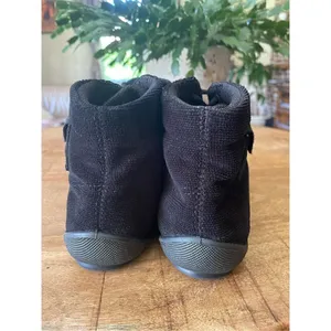 NWOT Vintage Y2K Women's Andrea Black Corduroy Ankle Boots Size 8,5 thumbnail 4