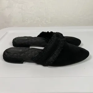 Birdies Women's Elegant Slip On‎ Mule House Slippers 9.5 Black thumbnail 4