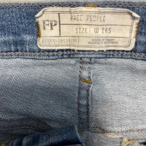 Free People Distressed Light Wash High Rise Stretch Skinny Jeans 26 S Short thumbnail 10