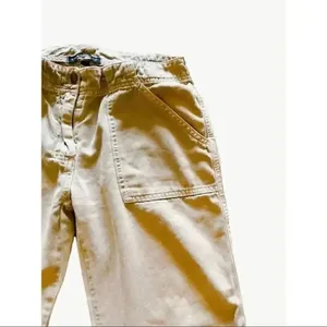 Anthropologie Sanctuary Wide Leg Cream/Ivory Capri Ultra Soft and Light SZ 30 thumbnail 4