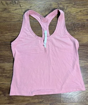 Lululemon Tank Top Womens 14 Pink Racerback Athletic Yoga Gym Workout Running thumbnail 1