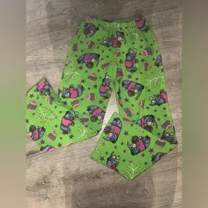 Disney Winnie the Pooh Eeyore Holiday fleece pajama lounge pants XSMALL Women’s thumbnail 3