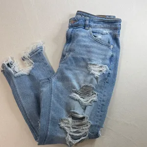 American Eagle Outfitters Distressed Blue Ankle Jeans thumbnail 11