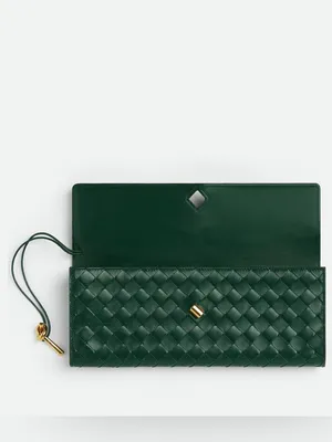 Green Woven Evening Clutch Crossbody Bag thumbnail 3