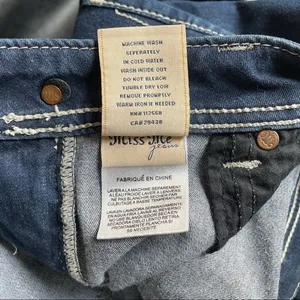 Miss Me Women's Easy Skinny Jeans Size 27 | 4 Dark Wash FDL Embellished Y2K Jean thumbnail 11