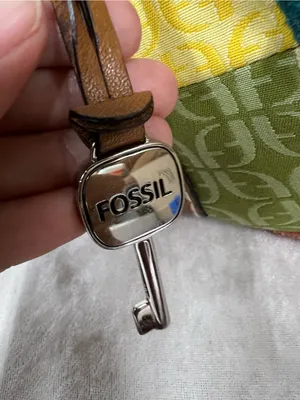 Fossil Patchwork Multicolor Women’s Satchel handbag purse thumbnail 2