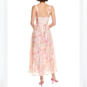 Bardot Pink Floral Maxi Dress thumbnail 2