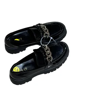 NEW Guess Women's 1.5-Inch Platform Heel Chain Loafers Black thumbnail 2