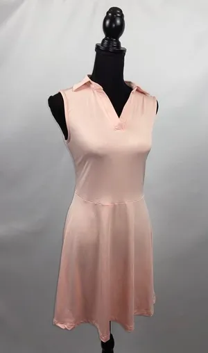ress Tennis/Golf Sleeveless Dress V-Neck With Shorts Medium Light Pink thumbnail 3