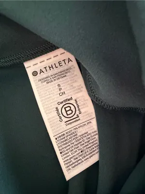 Athleta Elation Ultra High Rise Straight Leg Pants Small Pine Green thumbnail 5