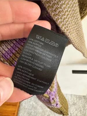 Urban Outfitters Olive and Lavender Striped Open Cardigan thumbnail 3
