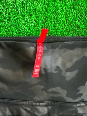 SPANX Black Camo High-Waist Leggings thumbnail 4