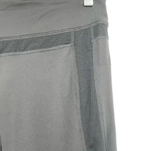 Splits59 Black Mesh Detail‎ Zip Ankle Cropped Leggings Size Large thumbnail 2