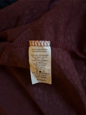 Windsor Sparkle Maxi Skirt with matching cowl neck shirt set Burgundy- Small thumbnail 6