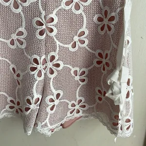 ALEXIS Boriana Off Shoulder Lace Romper White thumbnail 7