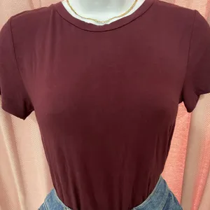 American Eagle | Burgundy Bodysuit thumbnail 3