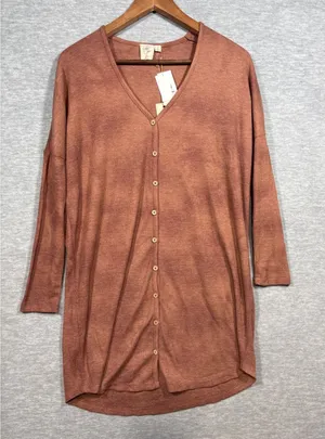 White Crow Womens‎ Dress Sz S Whiskey Grove Thermal Button-Front Casual Boho thumbnail 1