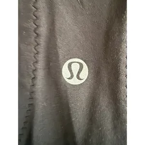 Lululemon‎ Womens Black Quarter Zip Pullover Athletic Running Top Size 6 thumbnail 3