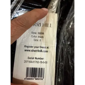 Sherri Hill 50098 Black Two-Piece Mermaid Prom Gown Size 0 NWT thumbnail 6