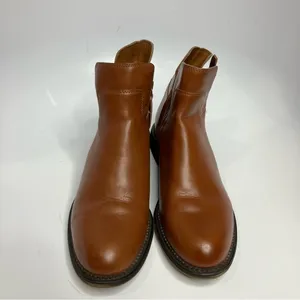 Franco Sarto Hallie ankle boots brown faux‎ leather size 9 thumbnail 2