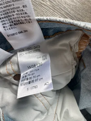 Levi Strauss Light Wash Straight Jeans 501 150th W28 L30 thumbnail 3