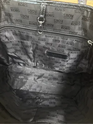 Michael Kors Purple And Black Star Print Tote Bag thumbnail 9