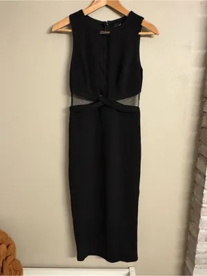 LULUS Cutout‎ Sheer Midi Dress thumbnail 2