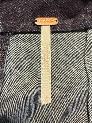 Free People Trevi Denim Mini Dress Women's Large Rinse Halter Backless Festival thumbnail 14