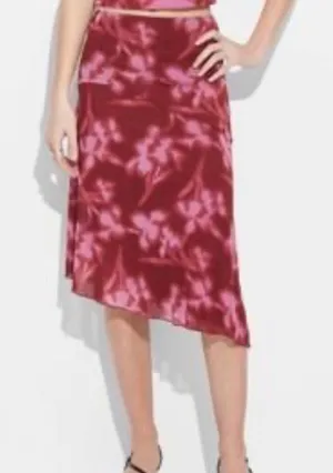 Wild Fable NWT Asymmetrical Midi Floral Skirt thumbnail 1