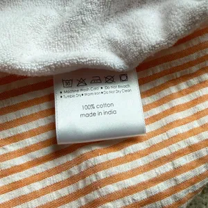 Bella ifiore peach seersucker spa wrap Pink thumbnail 4