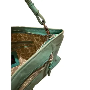 VTG HOBO Oversized Leather Clutch Wristlet thumbnail 11