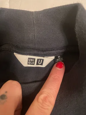 Uniqlo Long Sleeve Black Turtleneck thumbnail 3