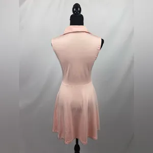 ress Tennis/Golf Sleeveless Dress V-Neck With Shorts Medium Light Pink thumbnail 6