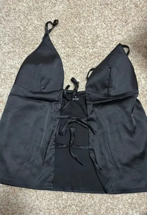 Black Tie Shein Top thumbnail 1